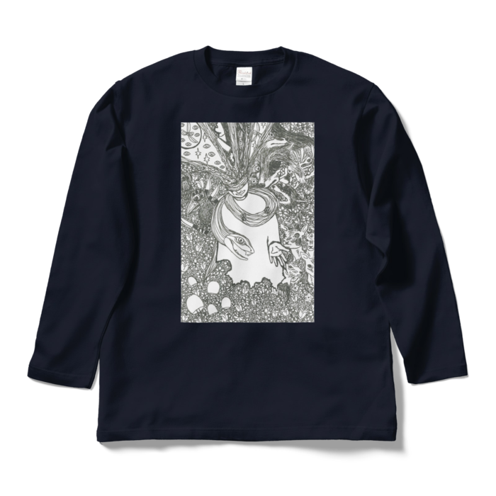 ロングスリーブTシャツ - L - ネイビー