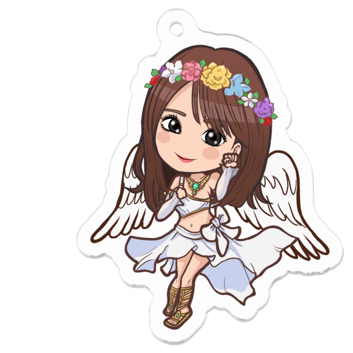 アクリルキーホルダー - 50 x 50 (mm)