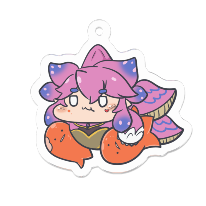 アクリルキーホルダー - 50 x 50 (mm)