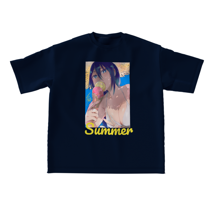ビッグシルエットTシャツ - L - 正面(1)