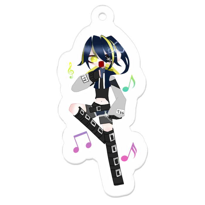 アクリルキーホルダー - 50 x 50 (mm)