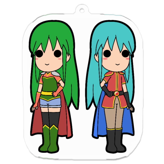 アクリルキーホルダー - 70 x 70 (mm) (裏コーティング無し)