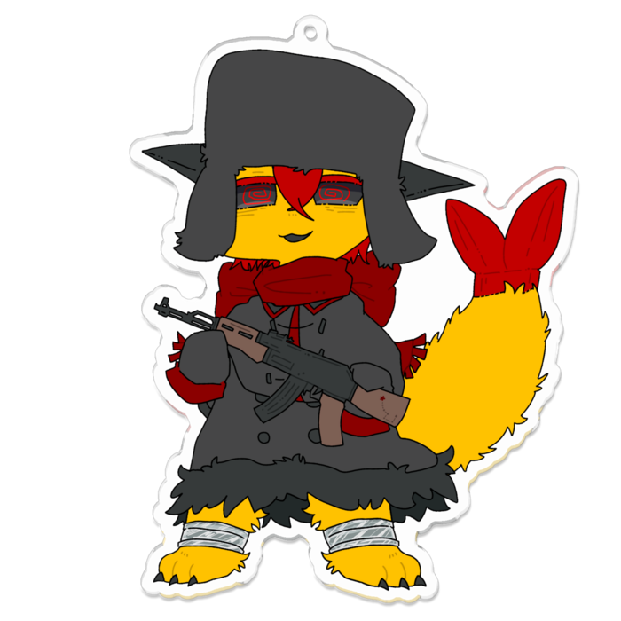 アクリルキーホルダー - 100 x 100 (mm)