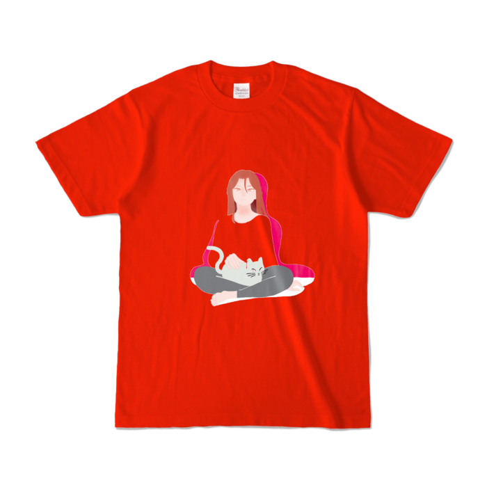 カラーTシャツ - S - レッド (濃色)
