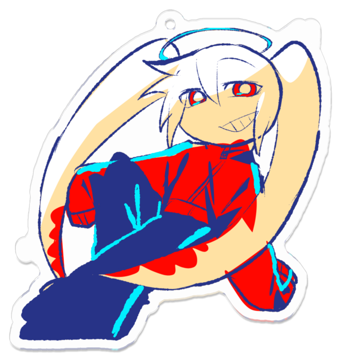 アクリルキーホルダー - 70 x 70 (mm)