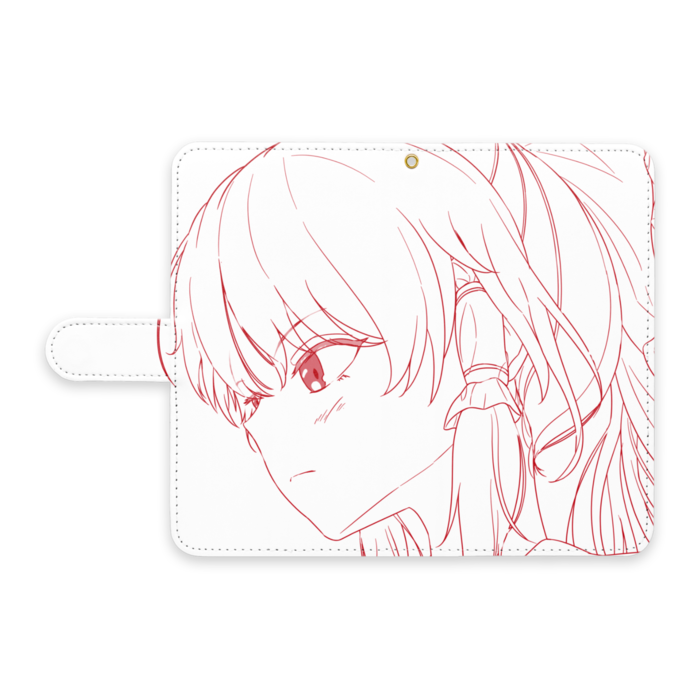 手帳型Androidケース - L - ストラップ穴 あり