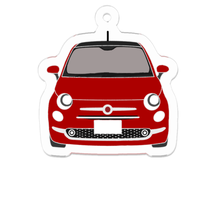 アクリルキーホルダー（コーティング） - 50 x 50 (mm)