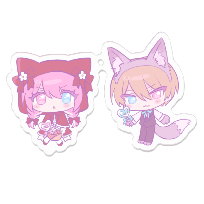 アクリルキーホルダー - 70 x 70 (mm)