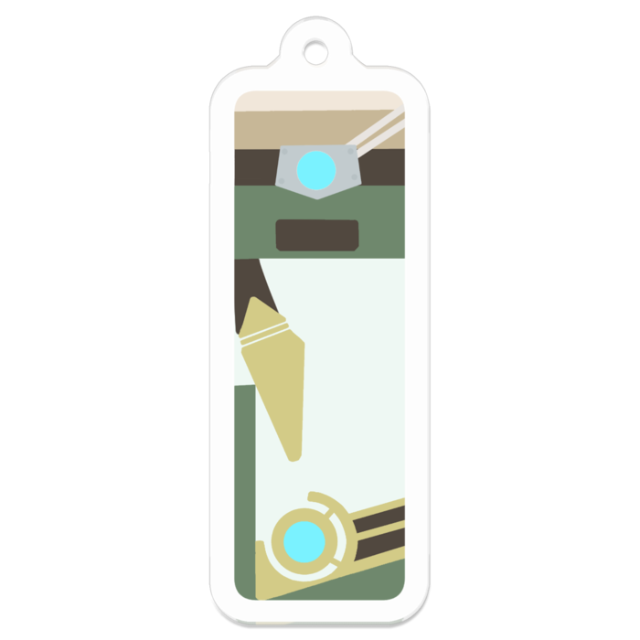 司令官アクリルキーホルダー - 50 x 50 