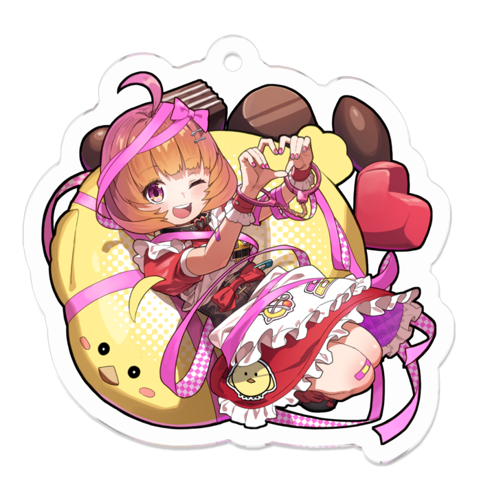 アクリルキーホルダー - 50 x 50 (mm)