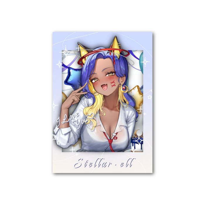 フォト風カード - 縦 - 片面