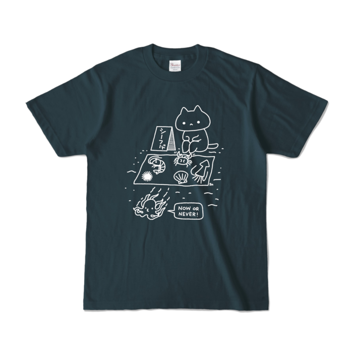 カラーTシャツ - S - デニム (濃色)