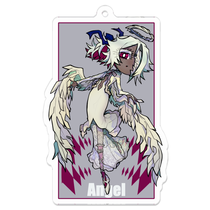 アクリルキーホルダー - 70 x 70 (mm)