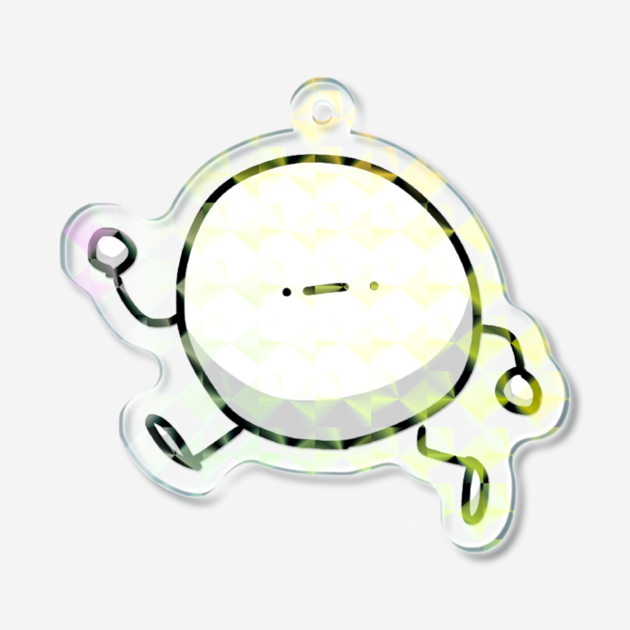 ホログラムアクリルキーホルダー - 50 × 50mm