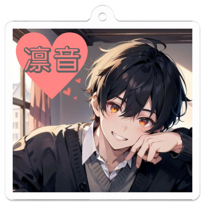 アクリルキーホルダー - 50 x 50 (mm)