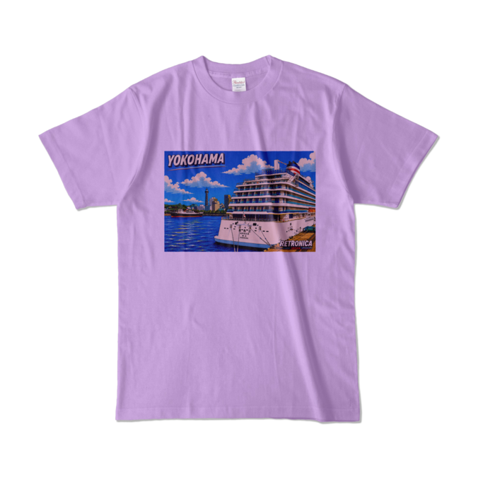 カラーTシャツ - L - ライトパープル (淡色)