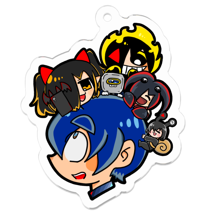 アクリルキーホルダー - 50 x 50 (mm)