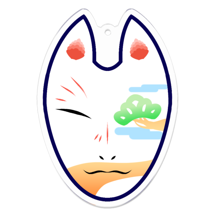 アクリルキーホルダー - 70 x 70 (mm)
