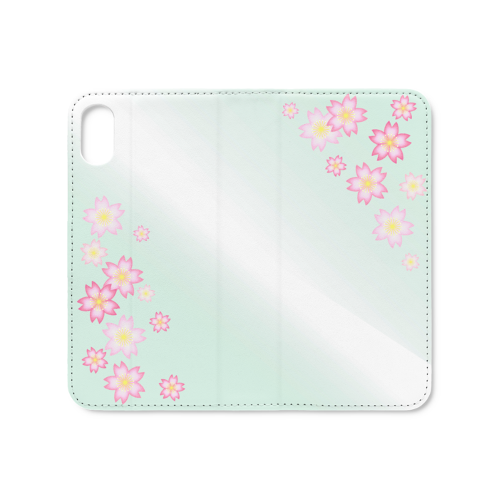 手帳型iPhoneケース(ベルトなし) - iPhone XS / X - ストラップ穴 なし