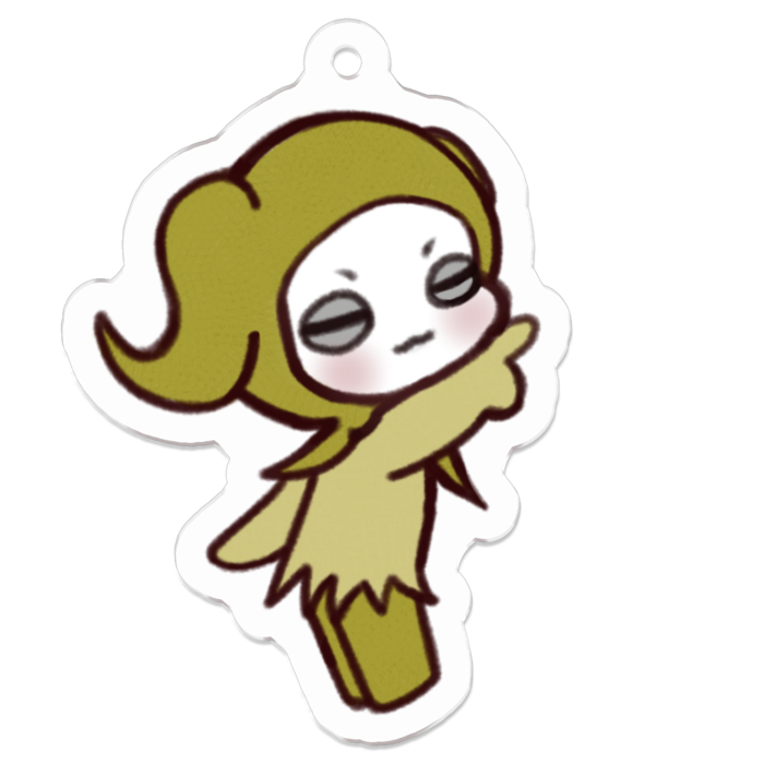 アクリルキーホルダー - 50 x 50 (mm)