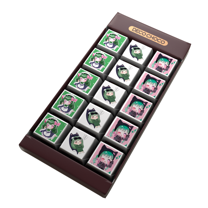 DECOチョコ - 列ごとにデザイン