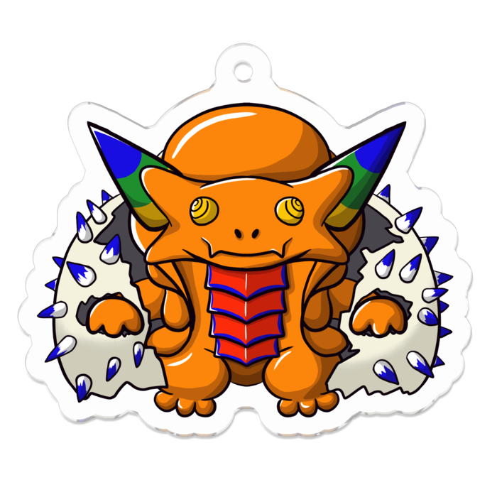 アクリルキーホルダー - 50 x 50 (mm)