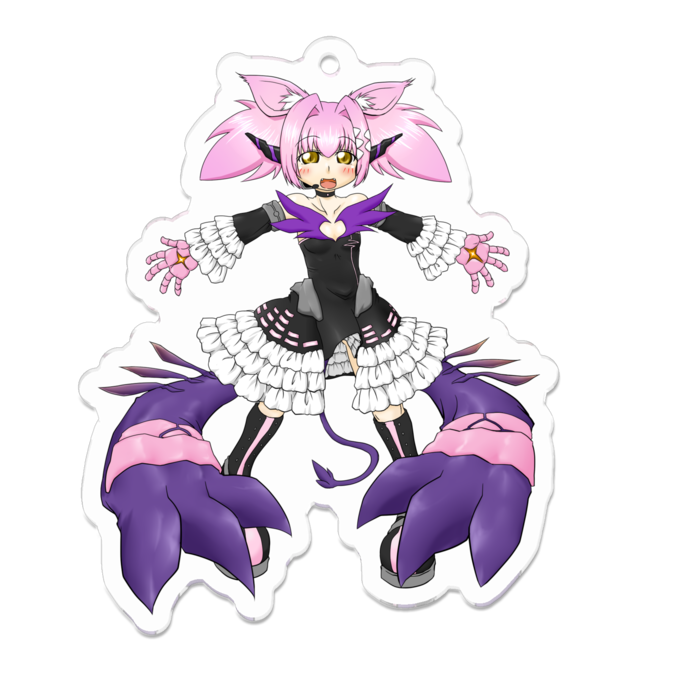 アクリルキーホルダー - 70 x 70 (mm)