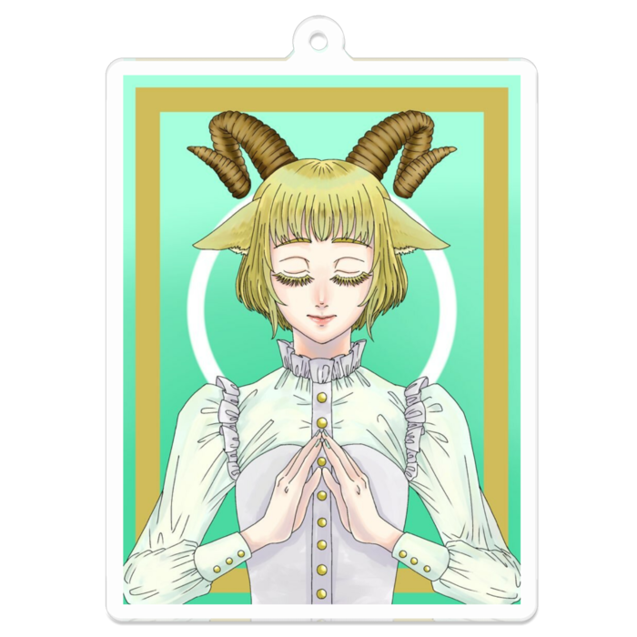 アクリルキーホルダー - 70 x 70 (mm)