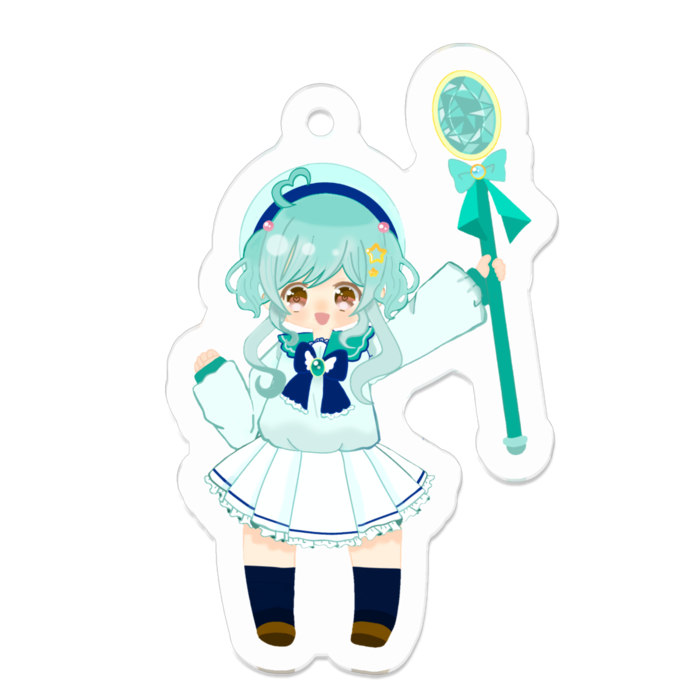 アクリルキーホルダー - 50 x 50 (mm)