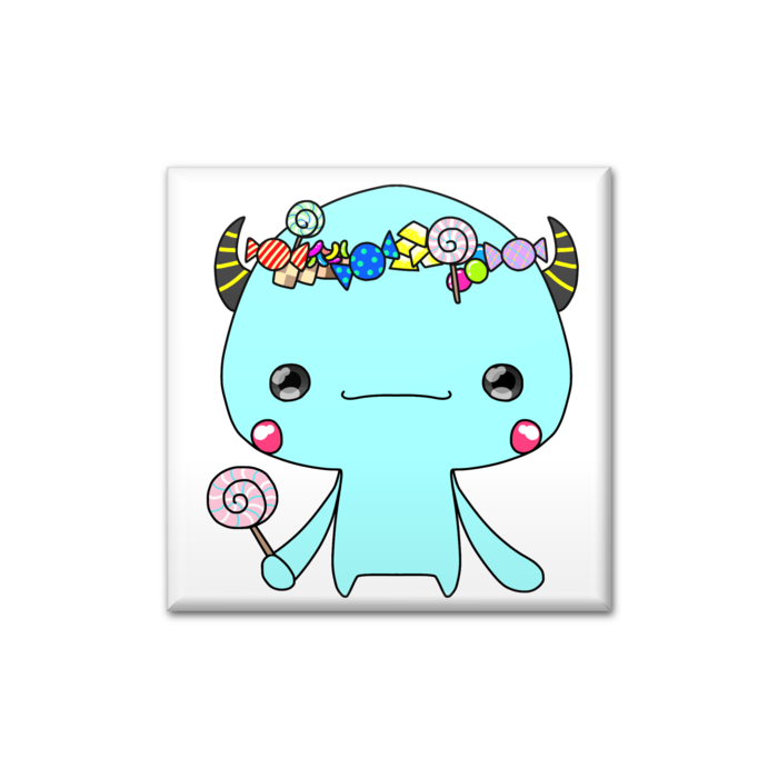 缶バッジ - 四角形40mm