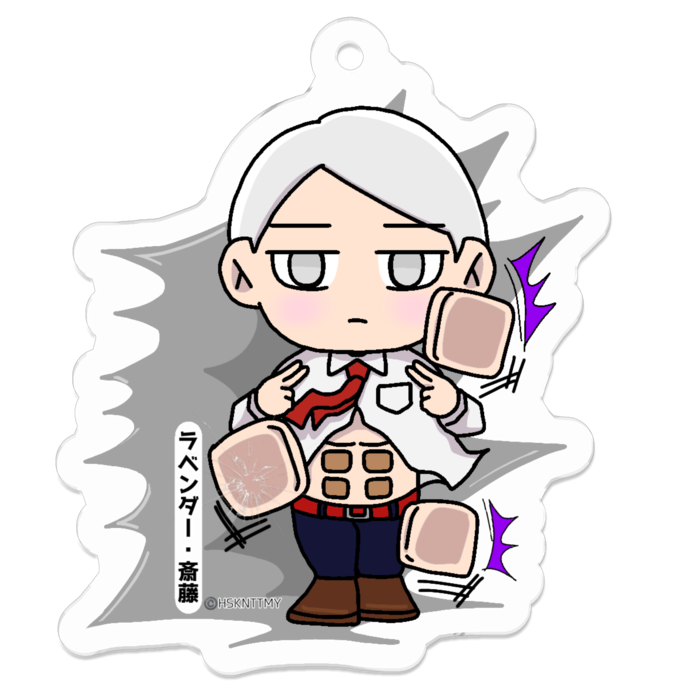 アクリルキーホルダー - 50 x 50 (mm)