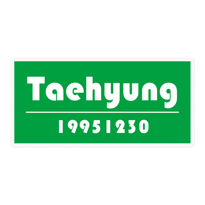 ステッカー - 100 x 100 (mm)