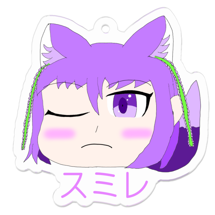 アクリルキーホルダー - 50 x 50 (mm)