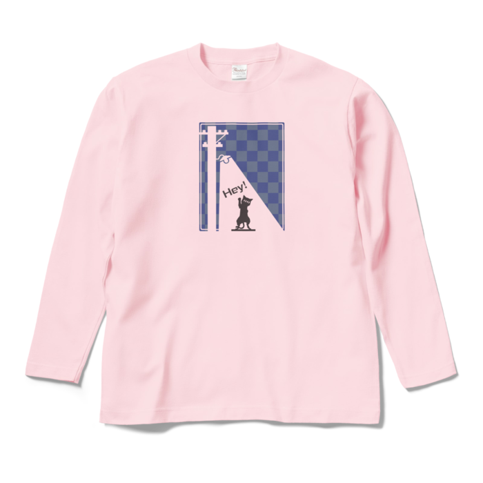 ロングスリーブTシャツ - M - ライトピンク