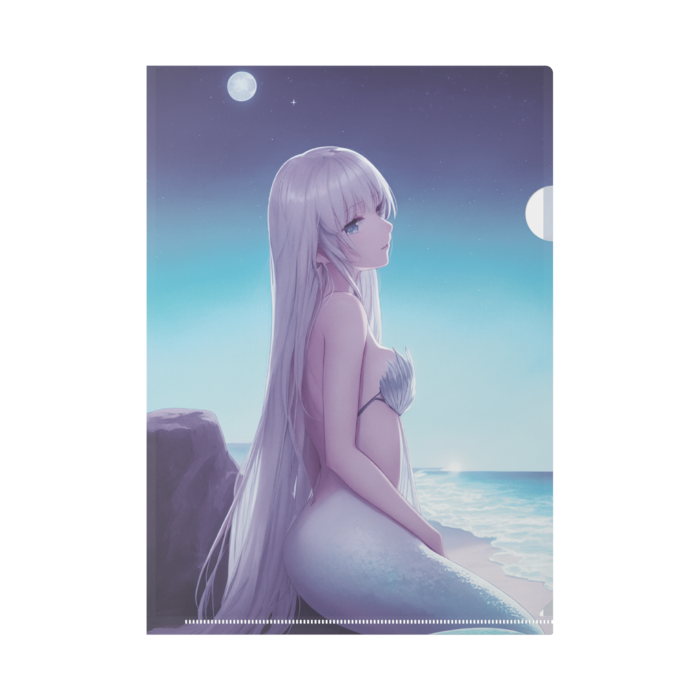 海の姫「月夜」 - A4