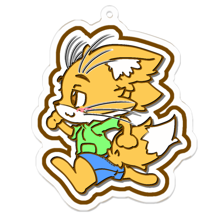 アクリルキーホルダー - 70 x 70 (mm)