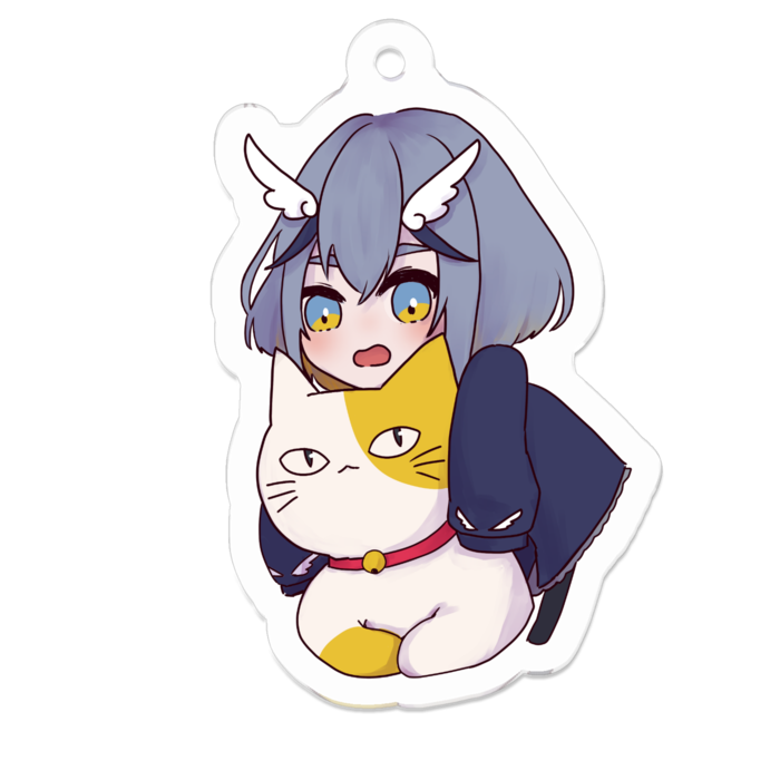 ねこみめちアクキー(ちいさめ)