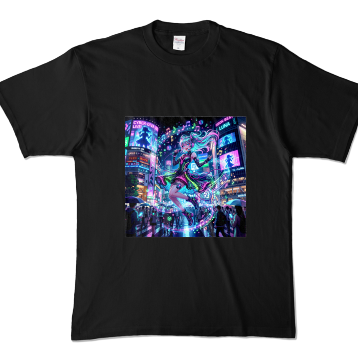 カラーTシャツ - XL - ブラック (濃色)