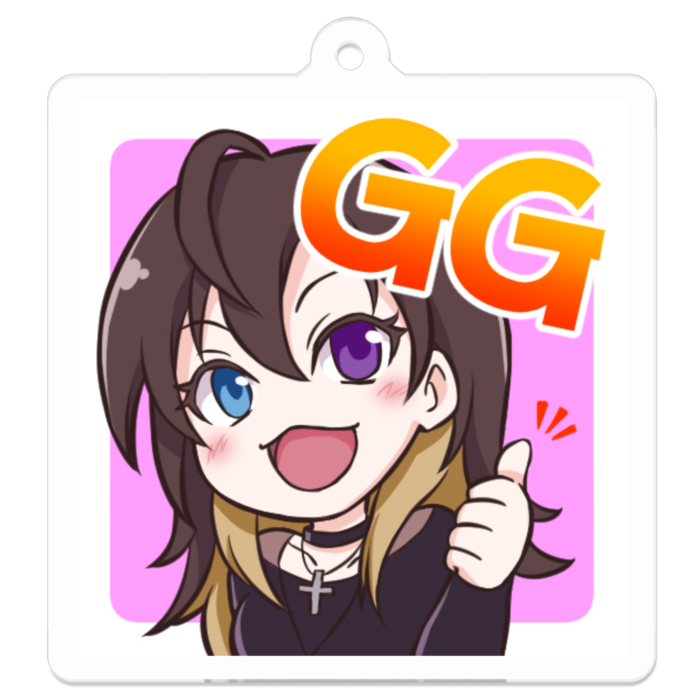 アクリルキーホルダー - 50 x 50 (mm)