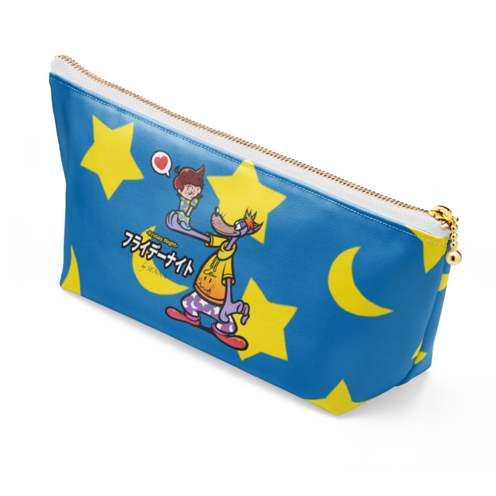 ポーチ - 長さ21.5cm / 高さ10cm - ホワイト