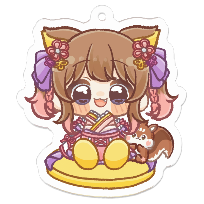 アクリルキーホルダー - 50 x 50 (mm)