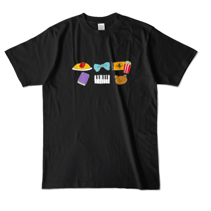 カラーTシャツ - L - ブラック (濃色)