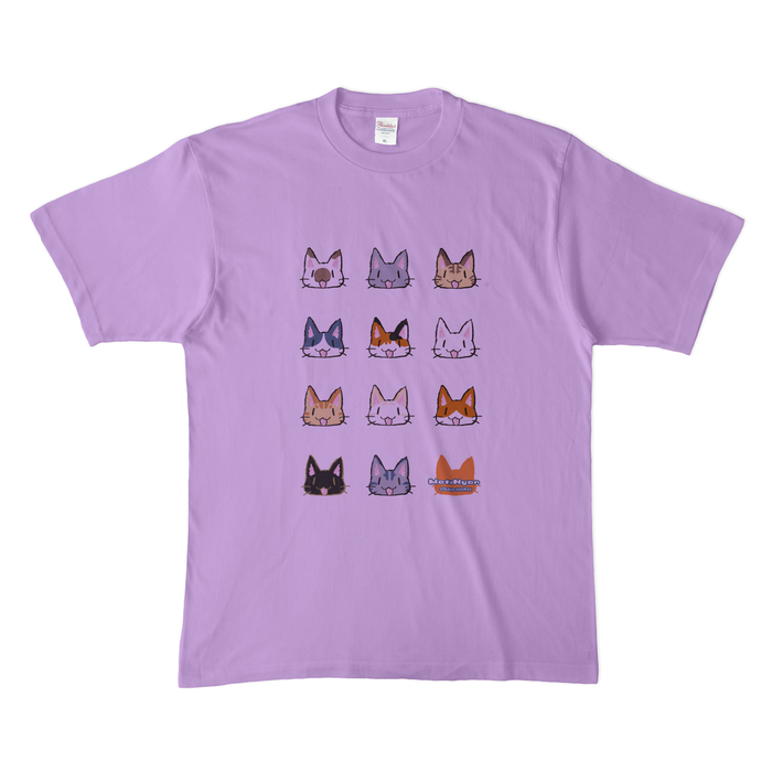 カラーTシャツ(淡色) - XL - ライトパープル