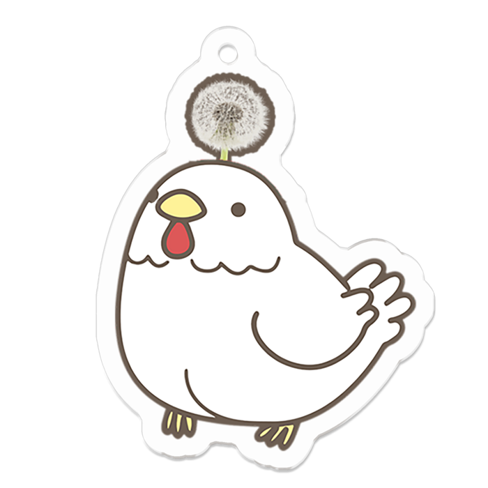 アクリルキーホルダー - 50 x 50 (mm)