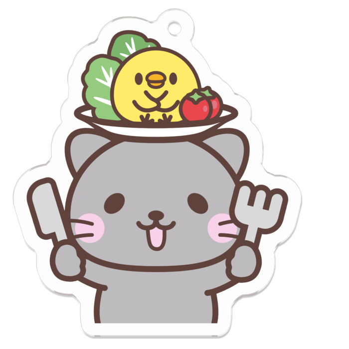 アクリルキーホルダー - 50 x 50 (mm)