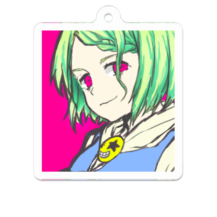 アクリルキーホルダー - 50 x 50 (mm)