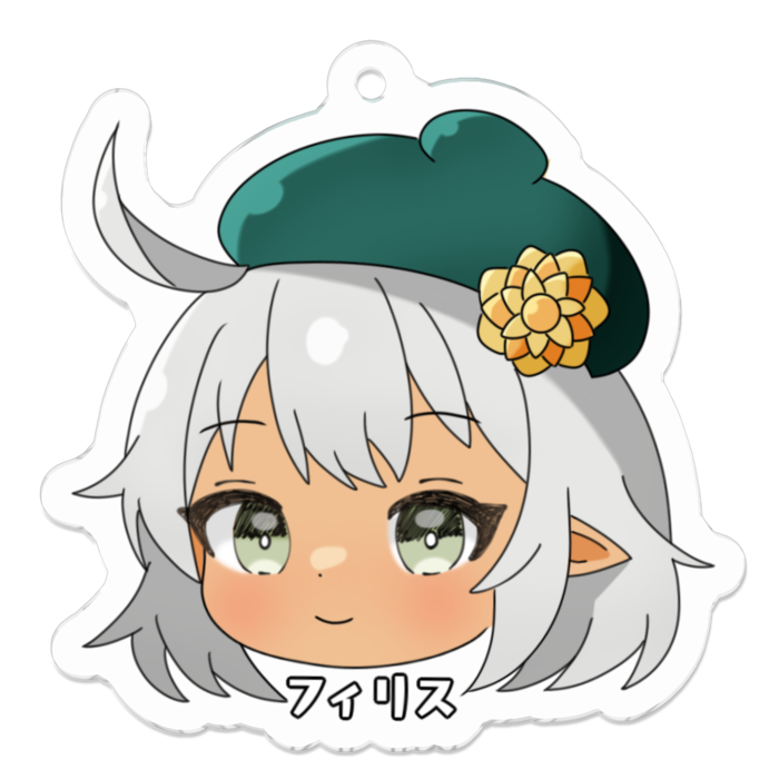 アクリルキーホルダー - 50 x 50 (mm)