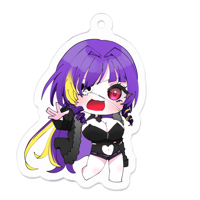 アクリルキーホルダー - 50 x 50 (mm)