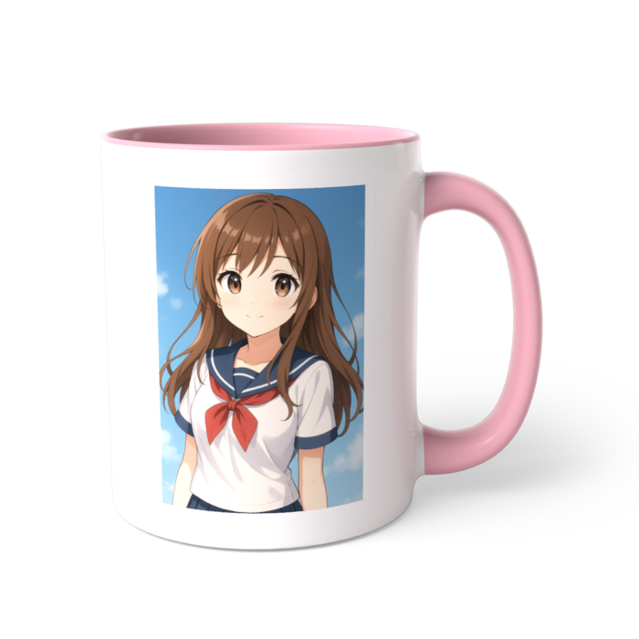 ツートンカラーマグカップ - 直径 8.2cm / 高さ 9.5cm