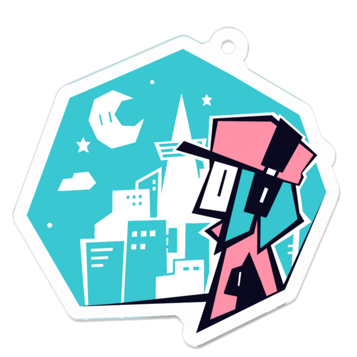 アクリルキーホルダー - 50 x 50 (mm)